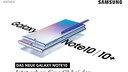 Samsung Galaxy Note 10 und 10+ Werbung