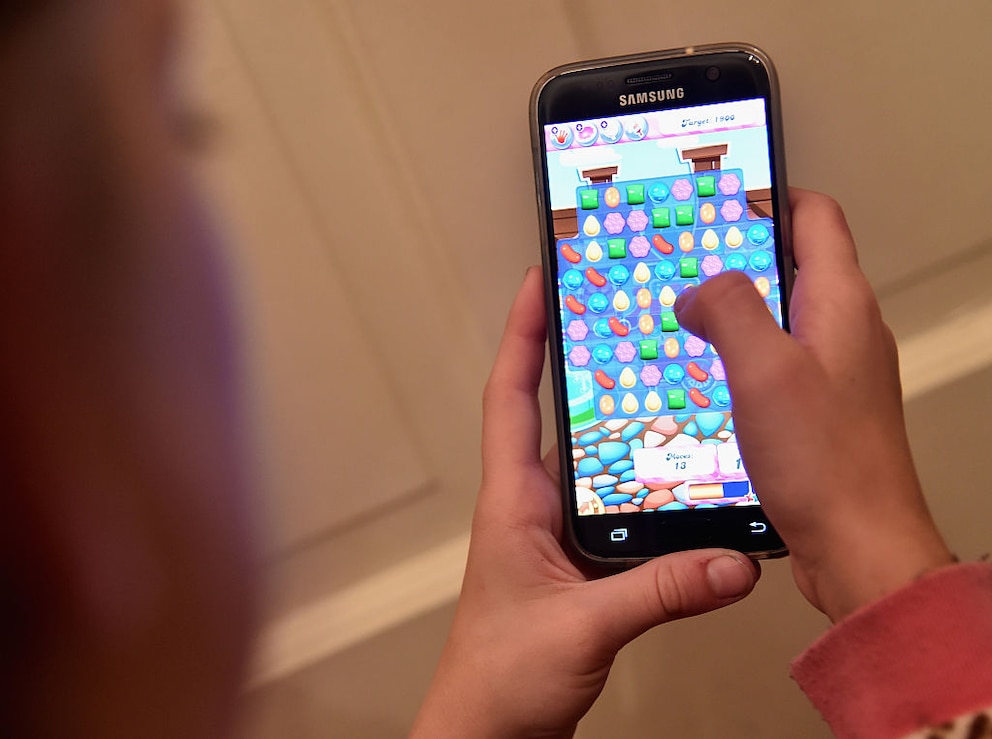 Spiele-App Candy Crush auf einem Smartphone