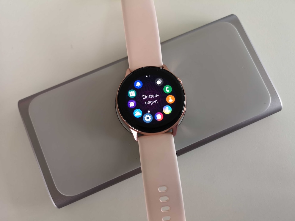 Das kreisrunde App-Menü der Galaxy Watch Active