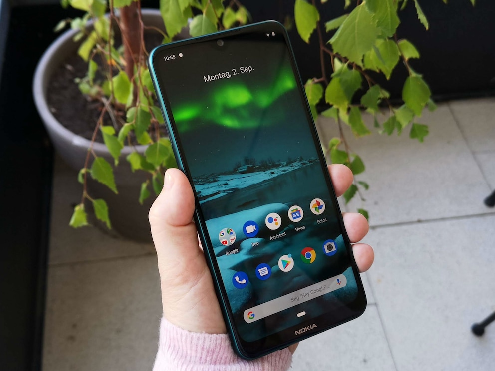 Display des Nokia 7.2