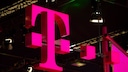 Telekom MagentaTV-Stick: Logo der Telekom, magentafarbenes "T" mit Punkten, dreidimensional