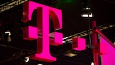 Telekom MagentaTV-Stick: Logo der Telekom, magentafarbenes "T" mit Punkten, dreidimensional