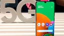 Samsung Galaxy A90 5G vor 5G-Schriftzug