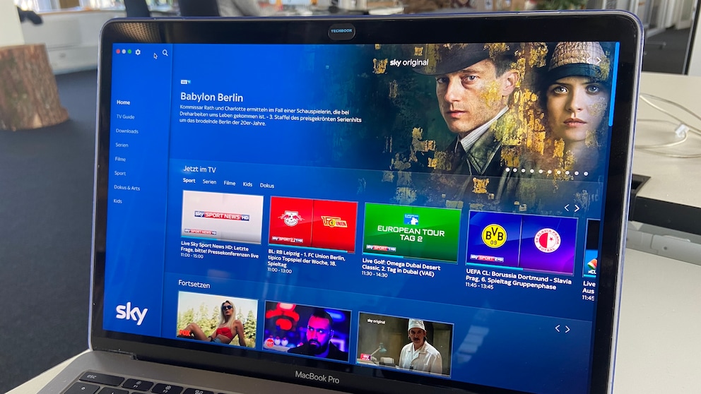 Sky Go Menü