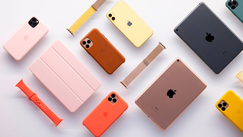 Apple iPhone und iPad in der Auslage