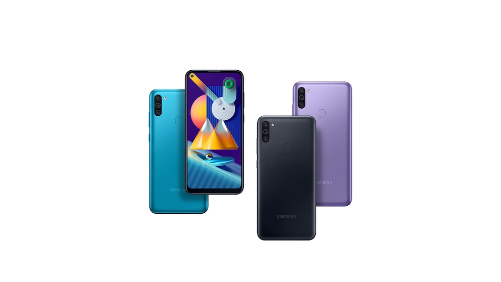 Samsung Galaxy M11 Vorder- und Rückseite