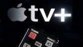 Apple TV+ kündigen: Fernseher mit Apple TV+ Logo