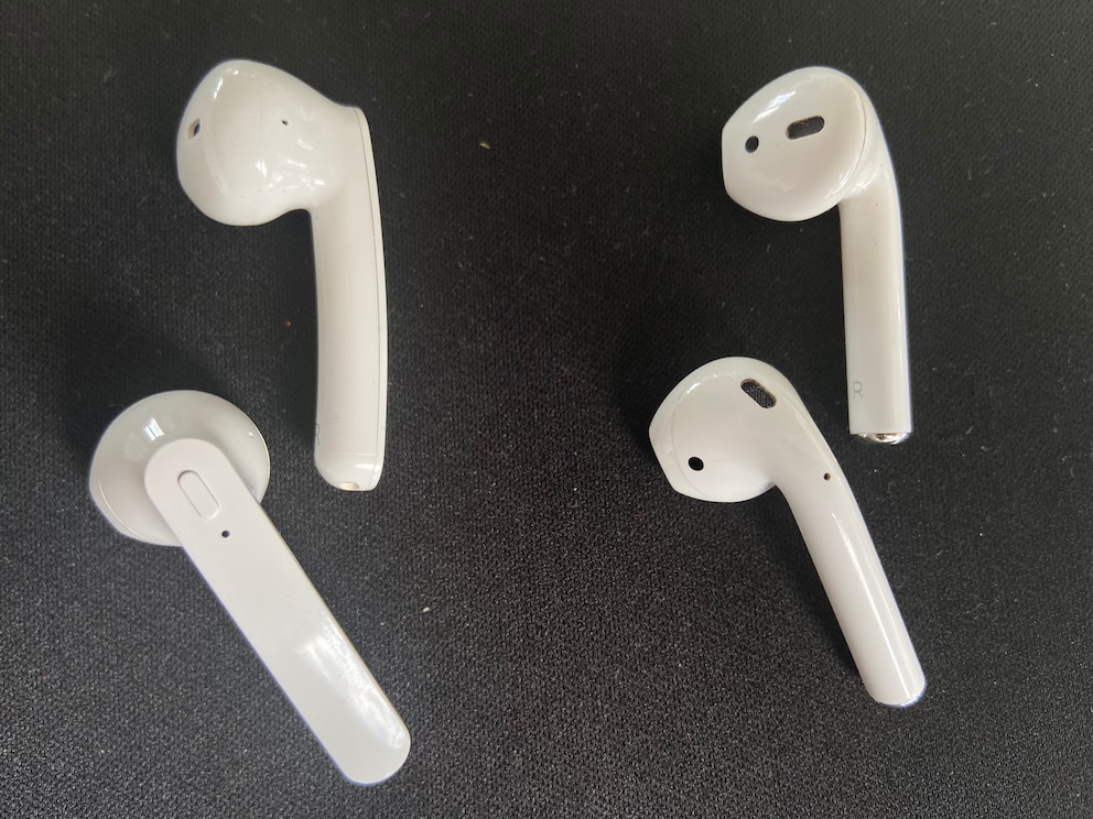 Hörer Maginon BIK-3 und Apple AirPods