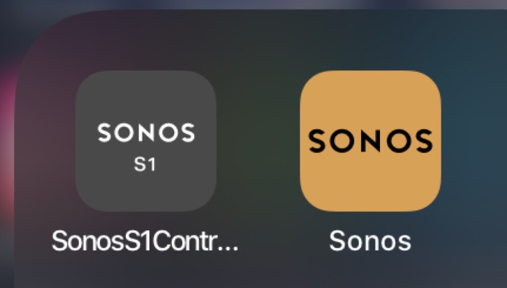 Sonos S1 und S2 Seite an Seite