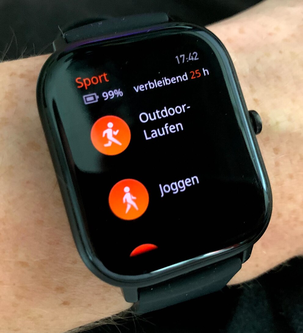 Huami Amazfit GTS Workoutauswahl