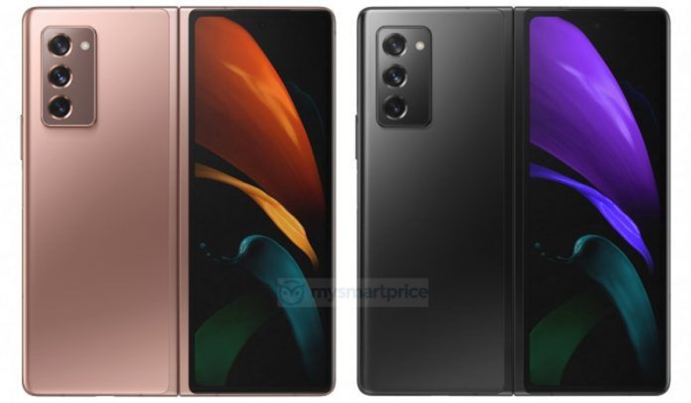 Samsung Galaxy Z Fold 2 5G Rendering Außenseite