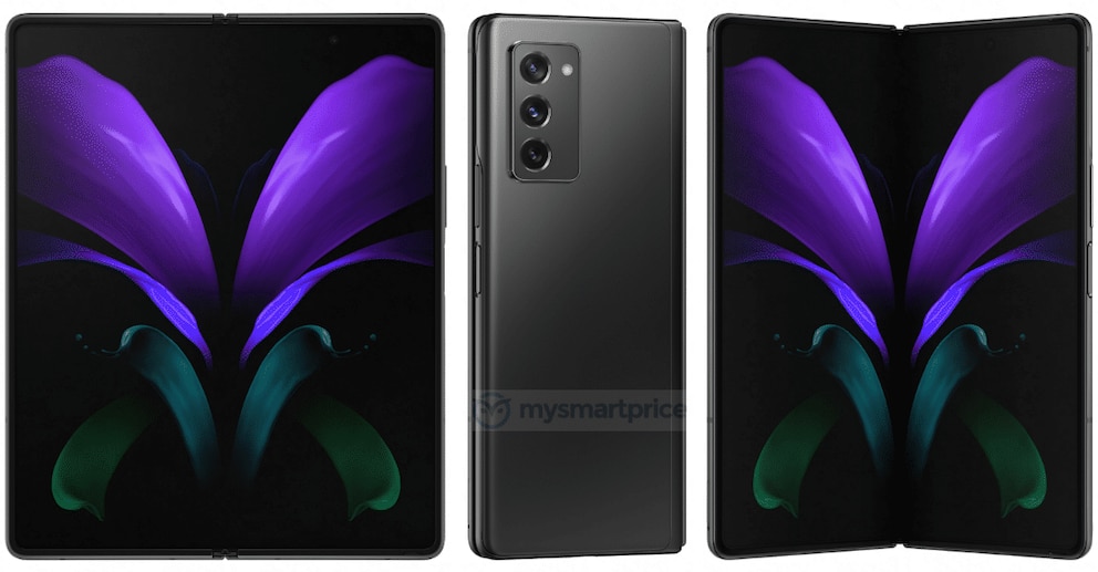 Samsung Galaxy Z Fold 2 5G Rendering Innenseite