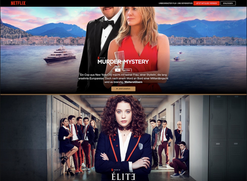 Screenshot Netflix kostenlos