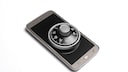 Smartphone mit Kombinationsschloss gesichert