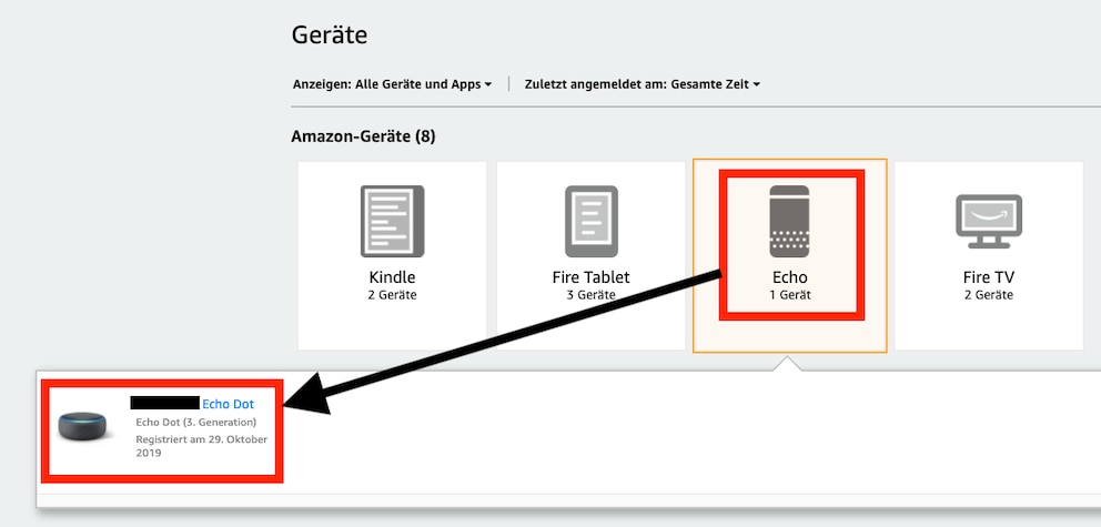 Alexa-Sprachaufnahmen löschen