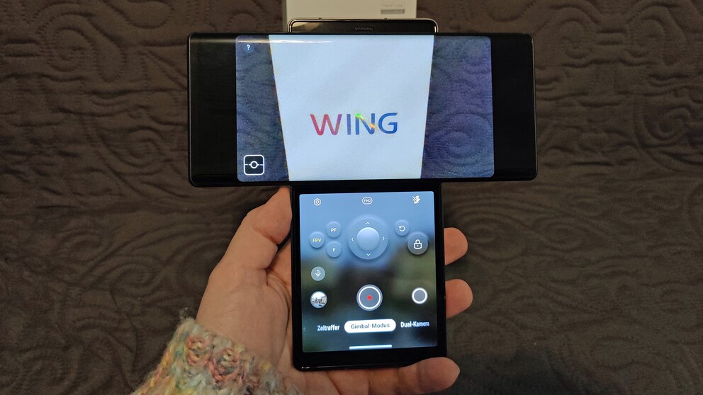 Das LG Wing mit Gimbal-Funktion