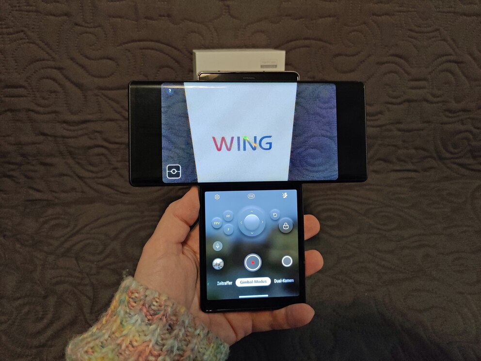 Das LG Wing mit Gimbal-Funktion