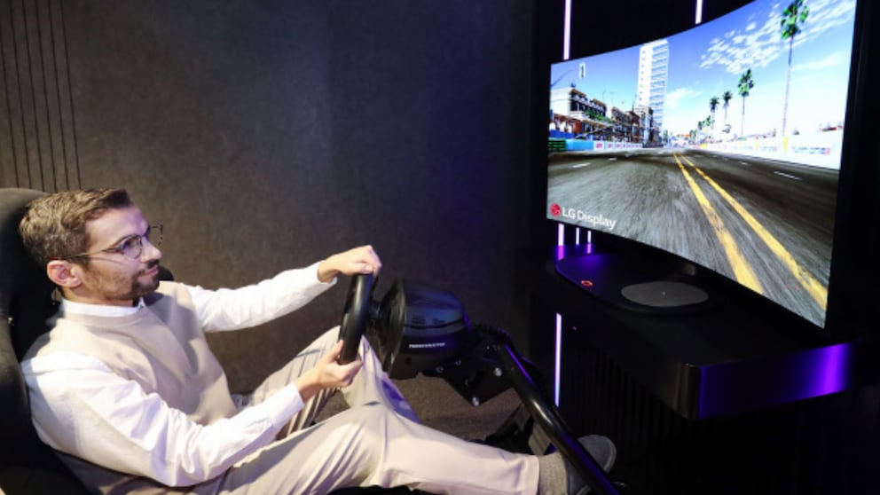 LG biegbarer OLED