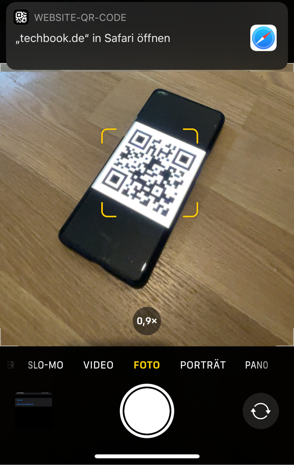 iOS 14.4 verbessert den QR-Code-Scanner