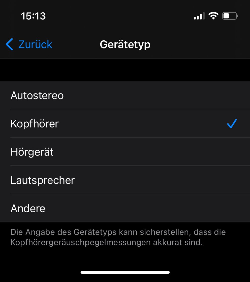 Die neue Gerätetyp-Einstellung in iOS 14.4