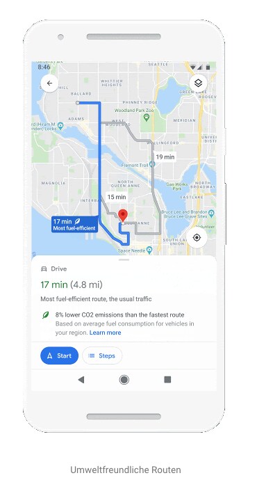 Google Maps Schont Mit Neuen Funktionen Die Umwelt - TECHBOOK