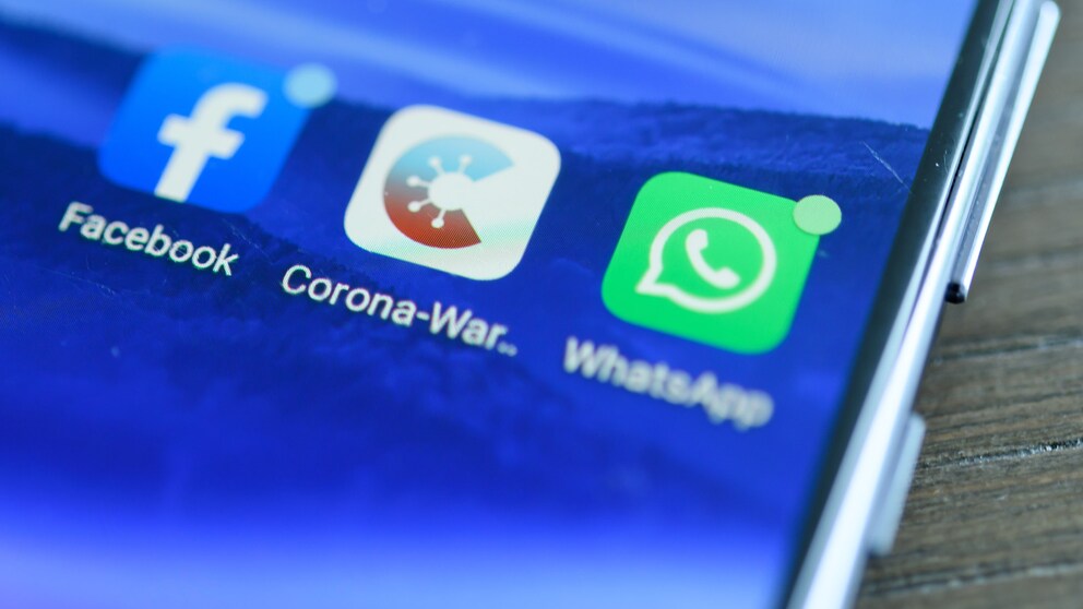 WhatsApp ohne SIM: Messenger-Logo auf Smartphone