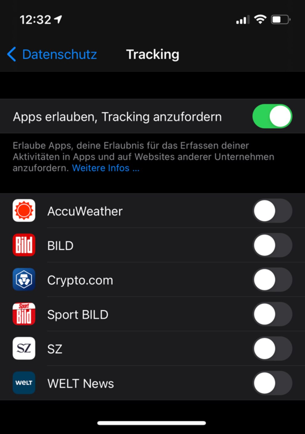 iOS 14.5 App-Tracking Pop-up