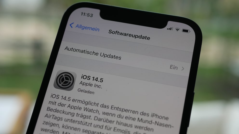 iOS 14.5 auf iPhone