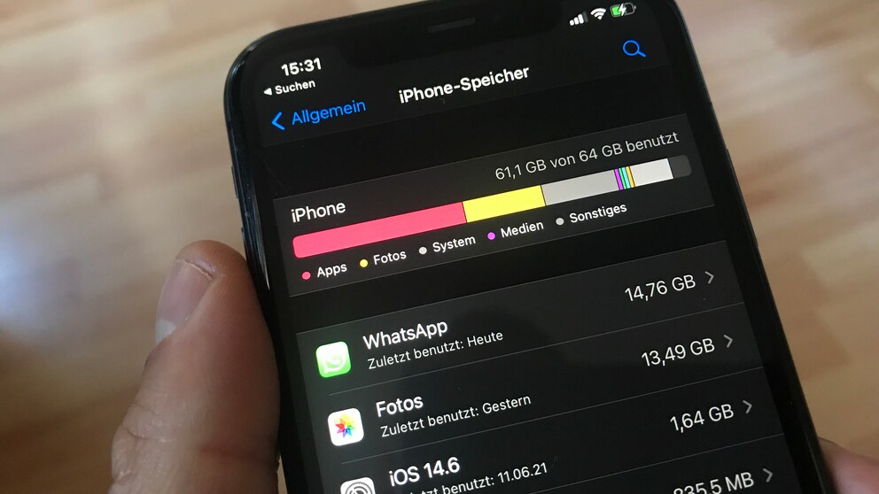 iPhone-Speicher Sonstiges