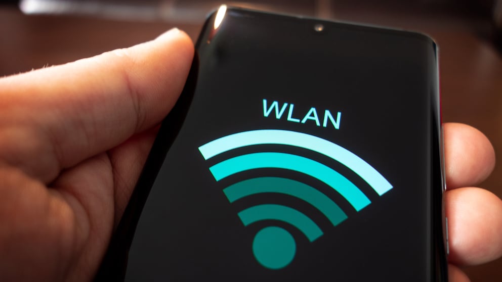 WLAN-Symbol auf dem Smartphone