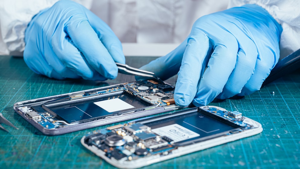 Reparatur eines Smartphones