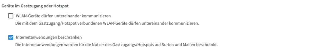 WLAN-Gastzugang auf der Fritzbox