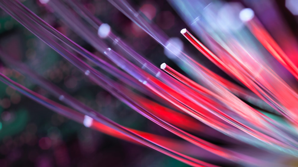 Glasfaser erlaubt rasante Internetgeschwindigkeiten