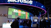 Microsoft-Stand auf Messe