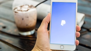 PayPal auf dem Smartphone