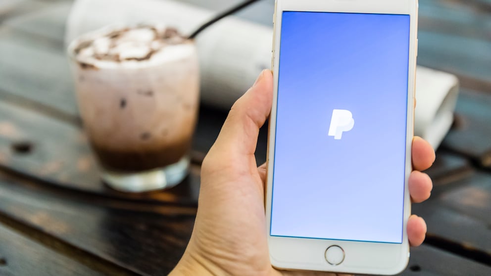 PayPal auf dem Smartphone