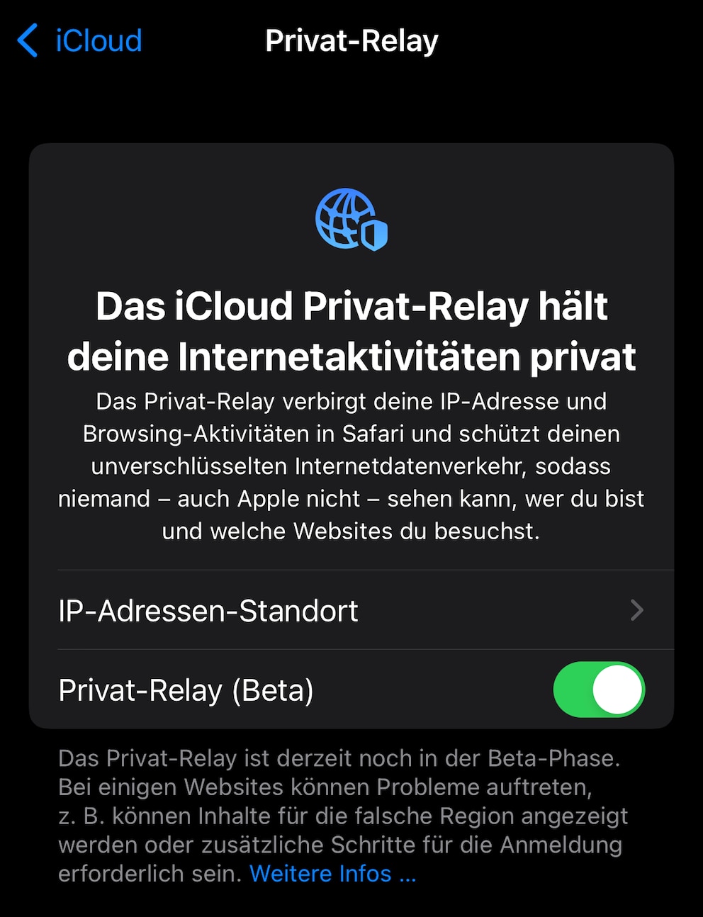 Private Relay iOS 15