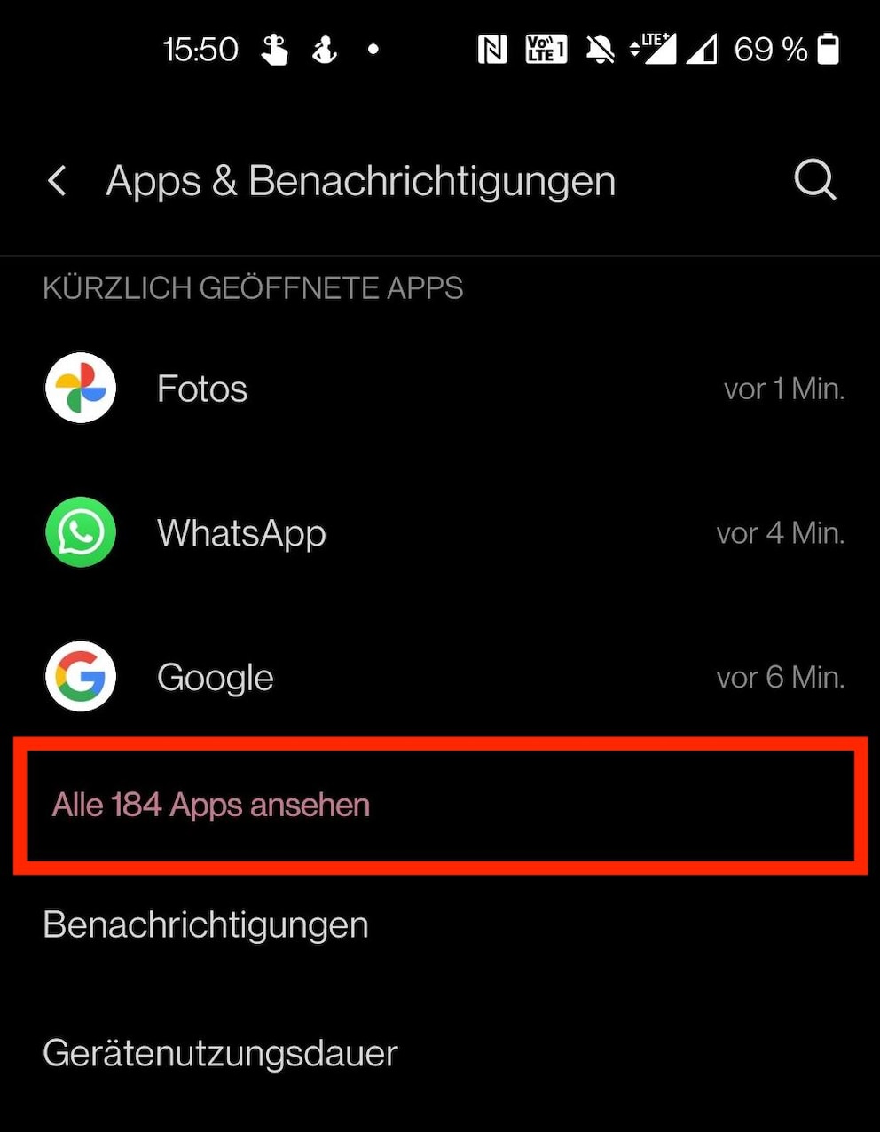 Ungenutzte, vorinstallierte Apps löschen