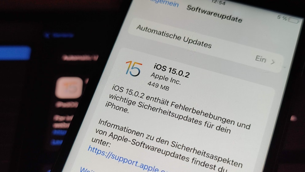 iOS 15.0.2 als Update für iPhone verfügbar