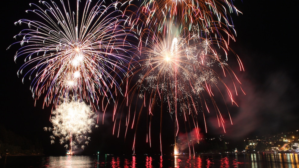 Feuerwerk an Silvester