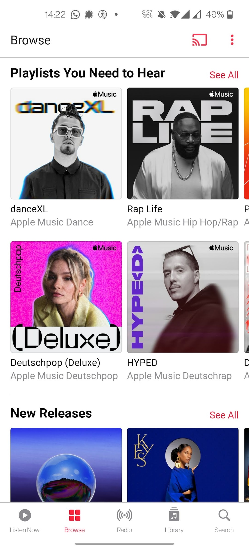 Apple Music Android-Smartphone