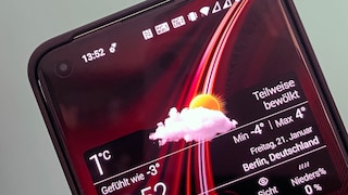 Android-Smartphone Symbolleiste