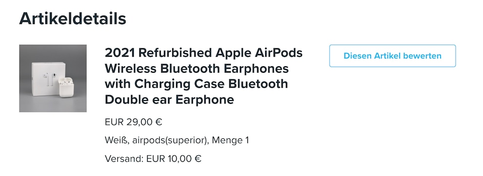 Refurbished airpods online wish