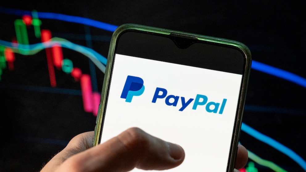 PayPal-Logo auf Handy