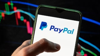 PayPal-Logo auf Handy