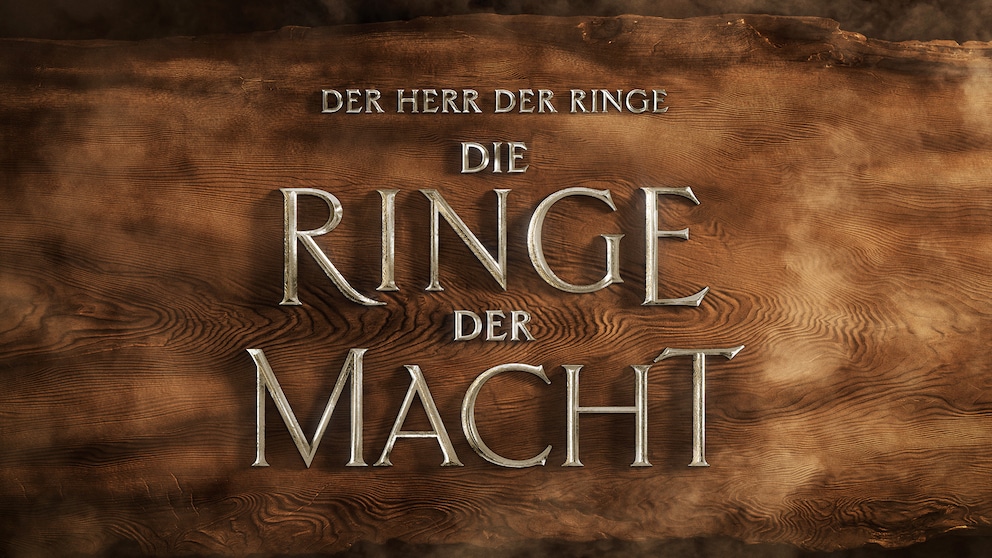 Schriftzug Der Herr der Ringe: Die Ringe der Macht zu Amazons Serie