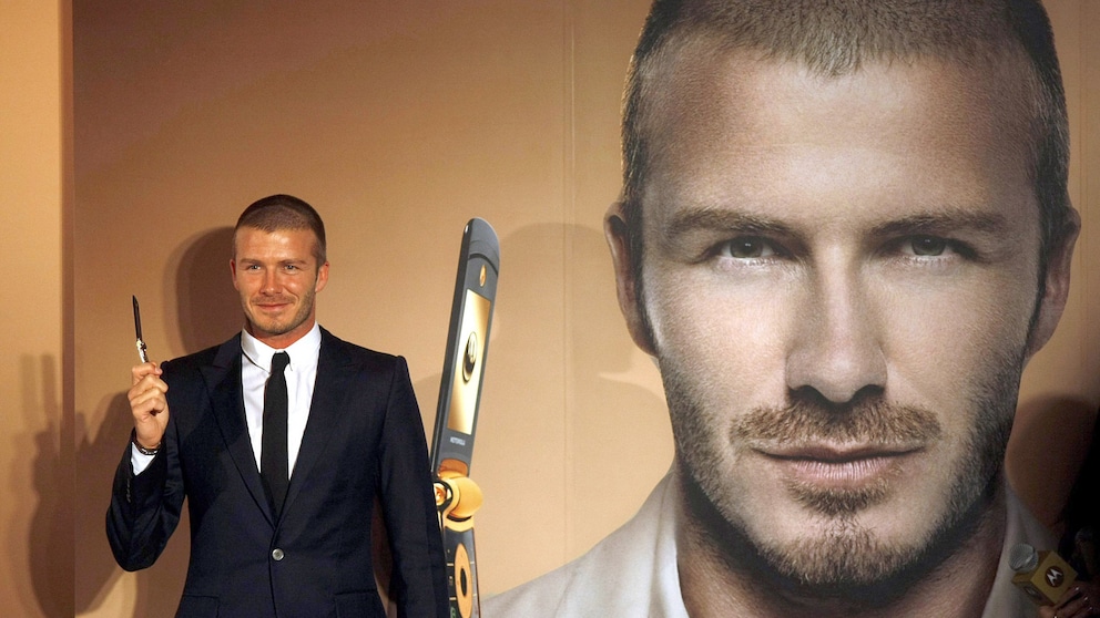 David Beckham wirbt für Motorola