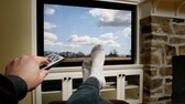 Sky kündigen: Fernseher mit Himmel