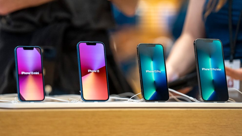 iPhones im Apple Store