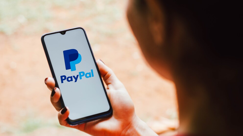 PayPal auf Smartphone